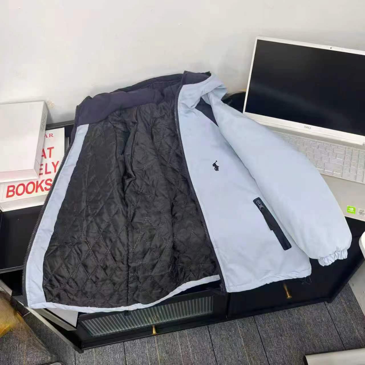 加棉加厚～秋冬男童韩版休闲宽松连帽防风儿童冲锋衣外套