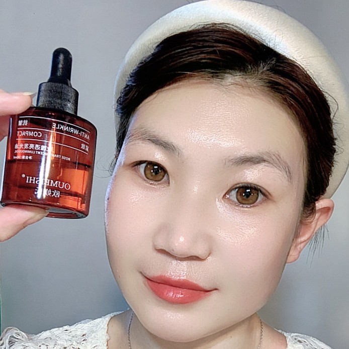 OUMEISHI欧媄氏玫瑰淡纹紧致透亮发光油