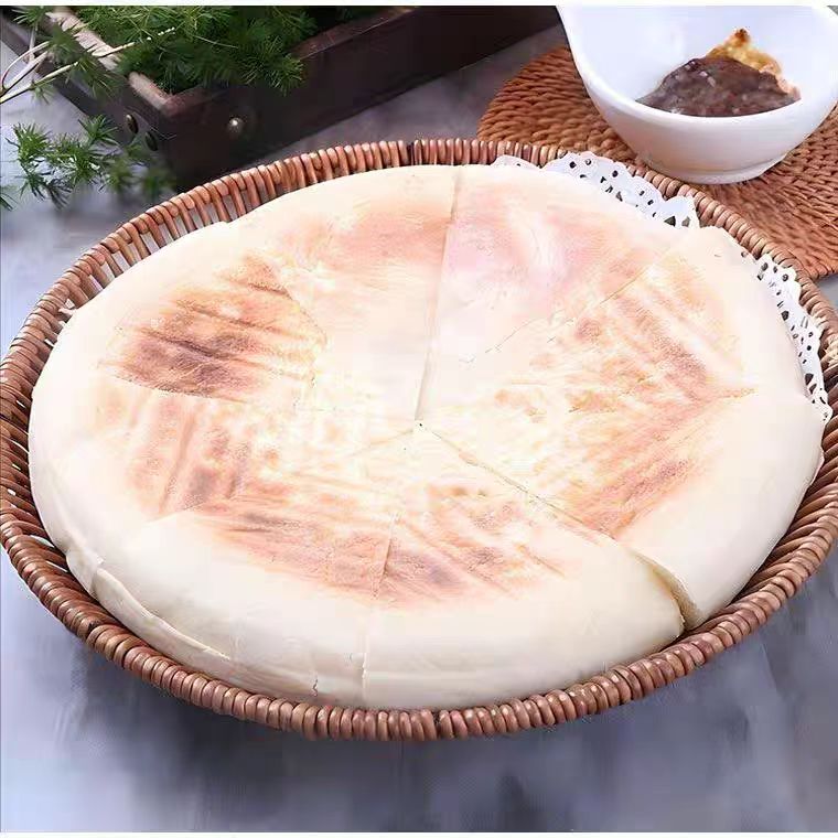 河南特产手工农家发面厚馍锅盔火烧馍