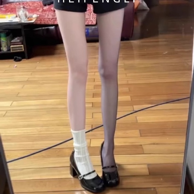 法式水钻粗跟玛丽珍鞋2025年新款一字带浅口单鞋圆头百搭高跟鞋女