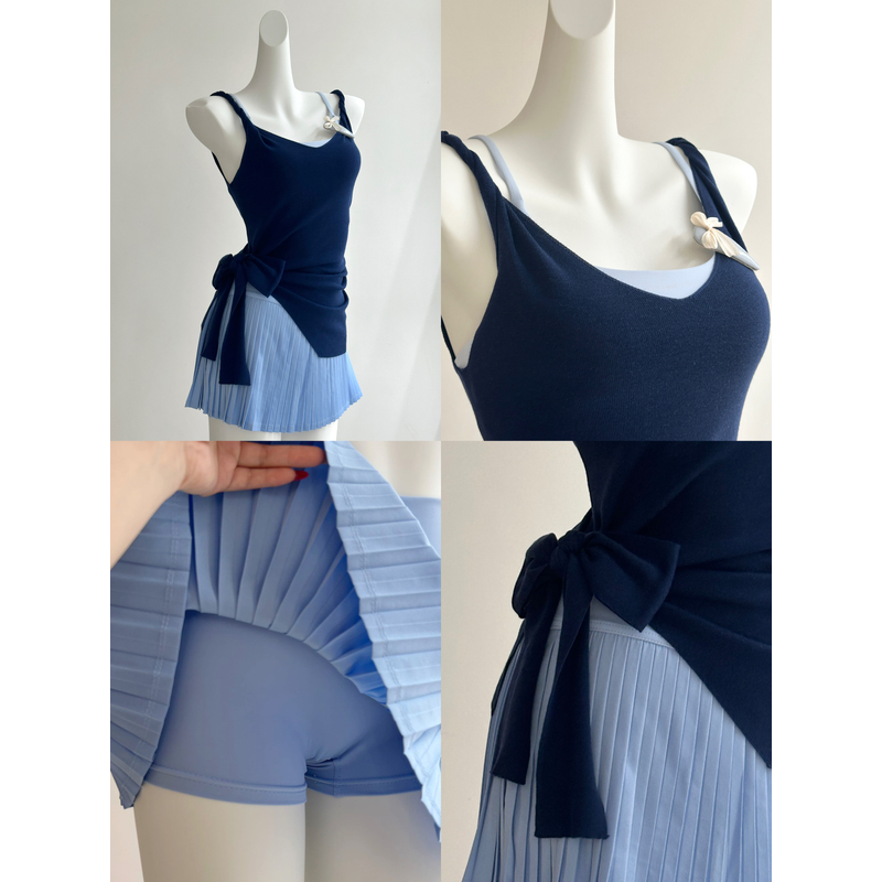 祖儿瑜伽服zuers可外穿高级感普拉提瑜伽服套装女针织无袖