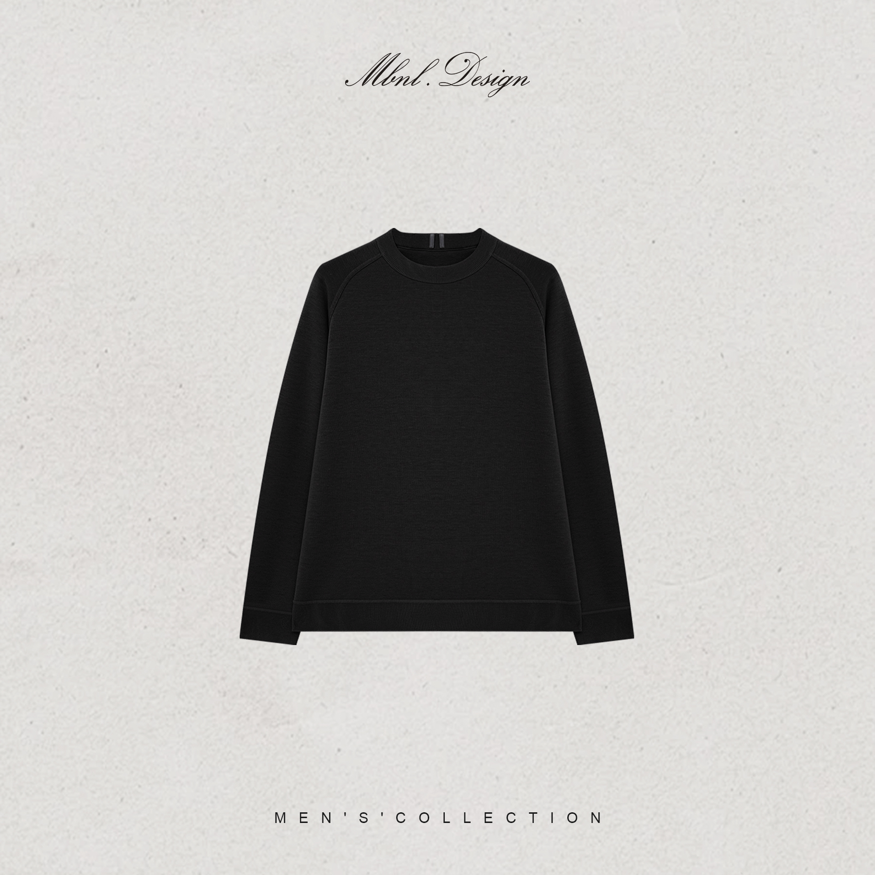 MBNL-F「Poetic」秦磊男装羊毛羊绒定织双层保锁温卫衣LL-SSY1233