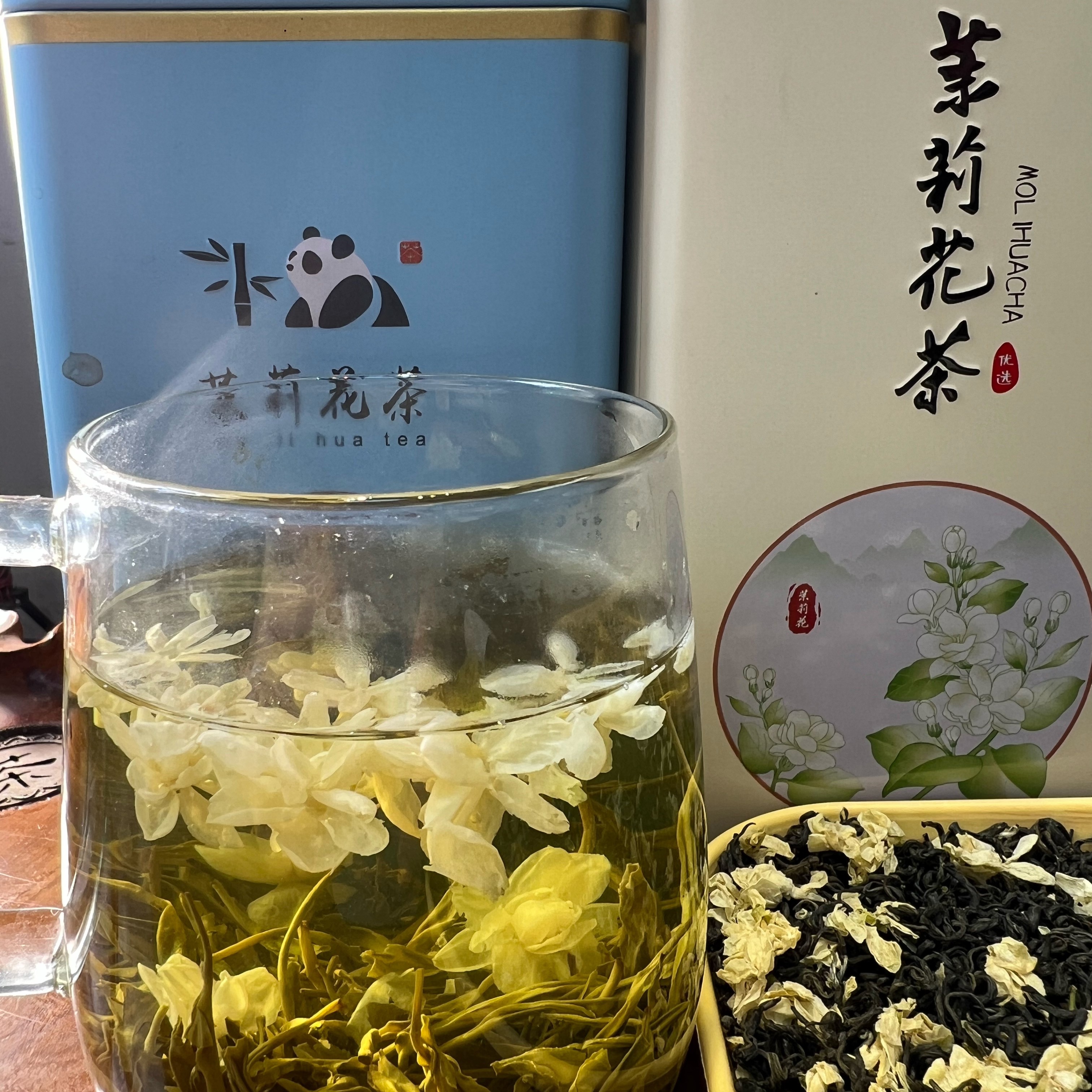 （新茶客）口粮茶碧螺春飘雪四川雅安花茶