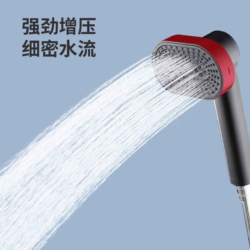 手持花洒喷头便携蓬头硅胶软管花洒淋浴头莲蓬头面板支架冷热水器