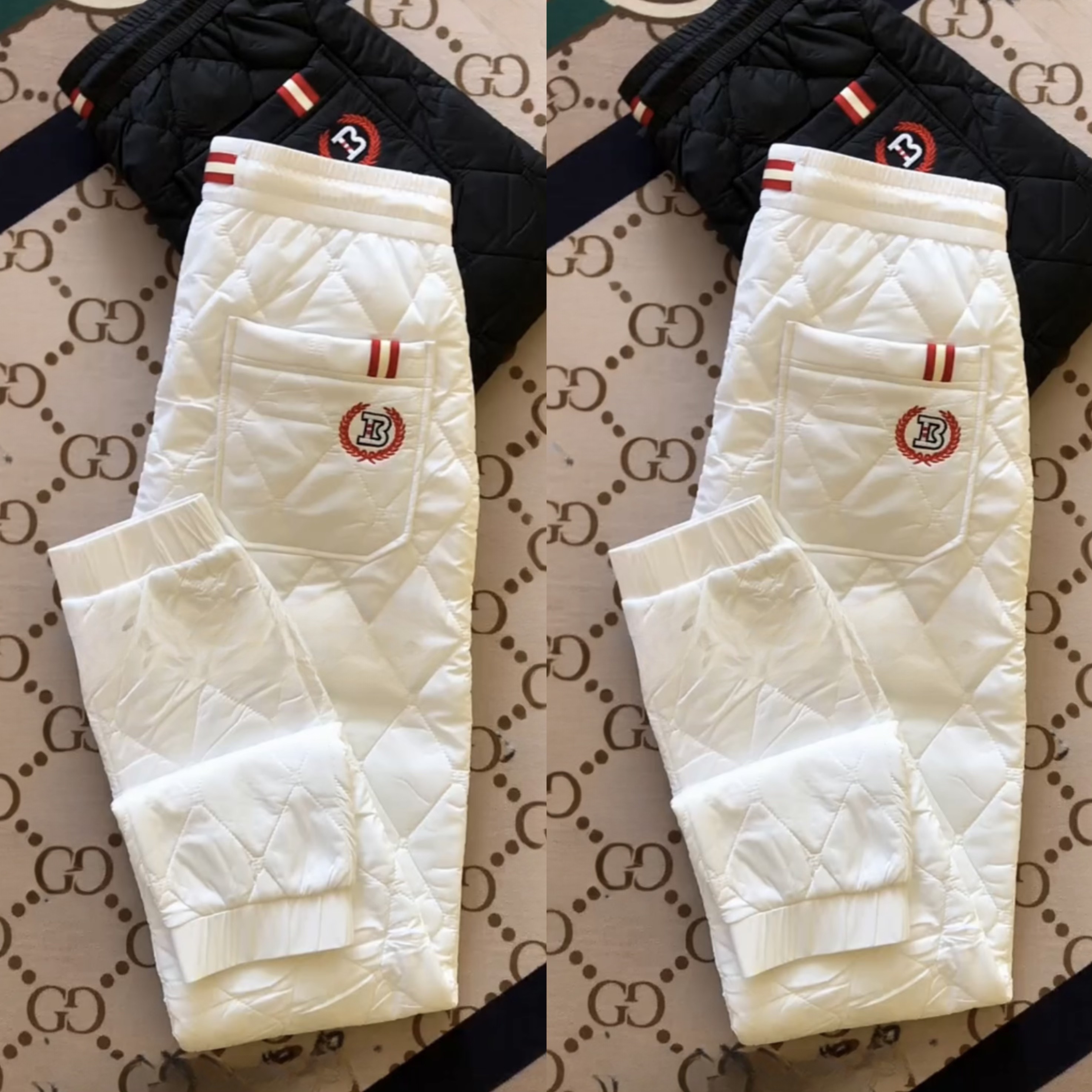 欧货潮牌棉裤男士冬季新款防风防寒加厚处理百搭保暖束脚休闲长裤