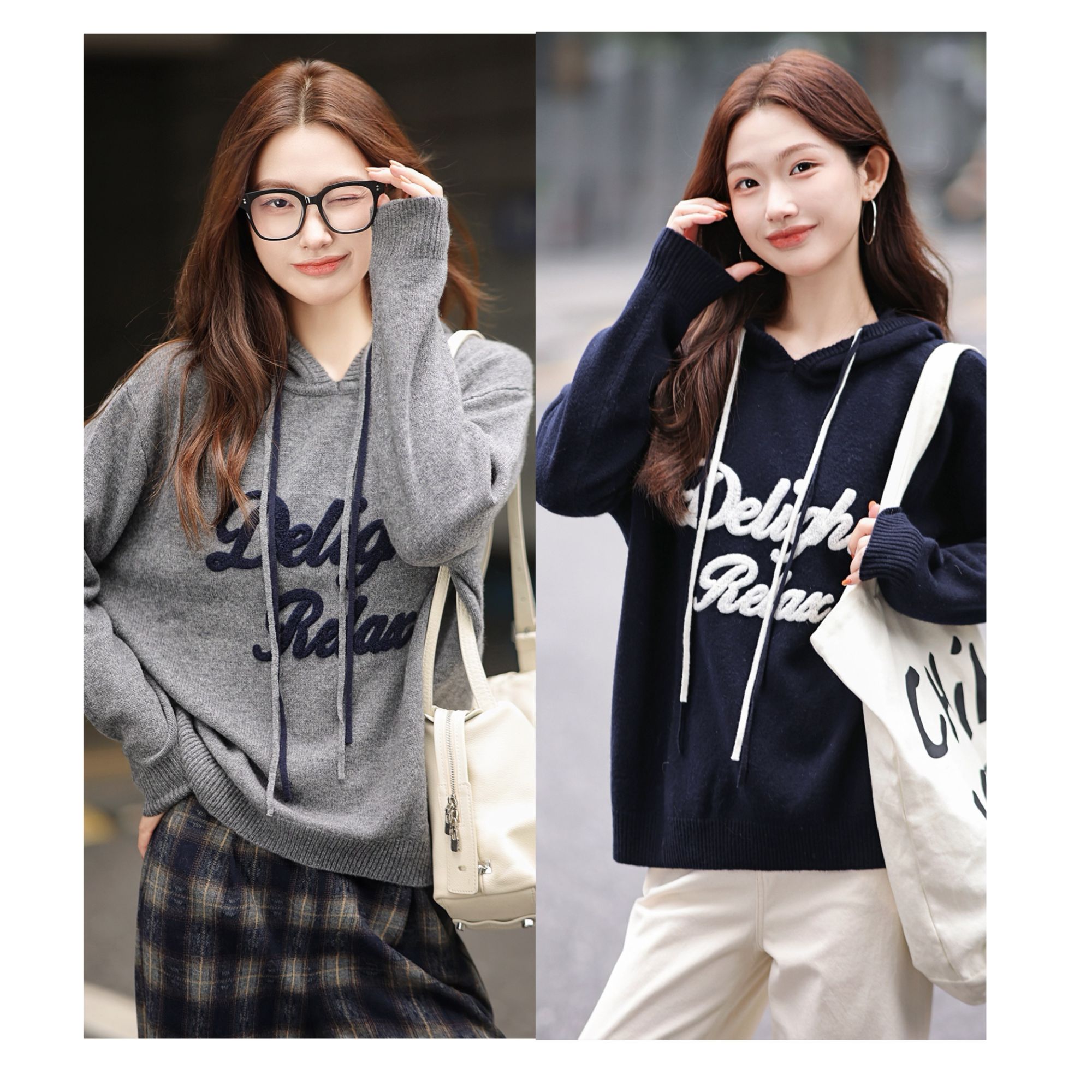 【赵大喜】现货！格列佛连帽衫 | 100羊毛 软糯 抽绳连帽/撞色毛巾绣