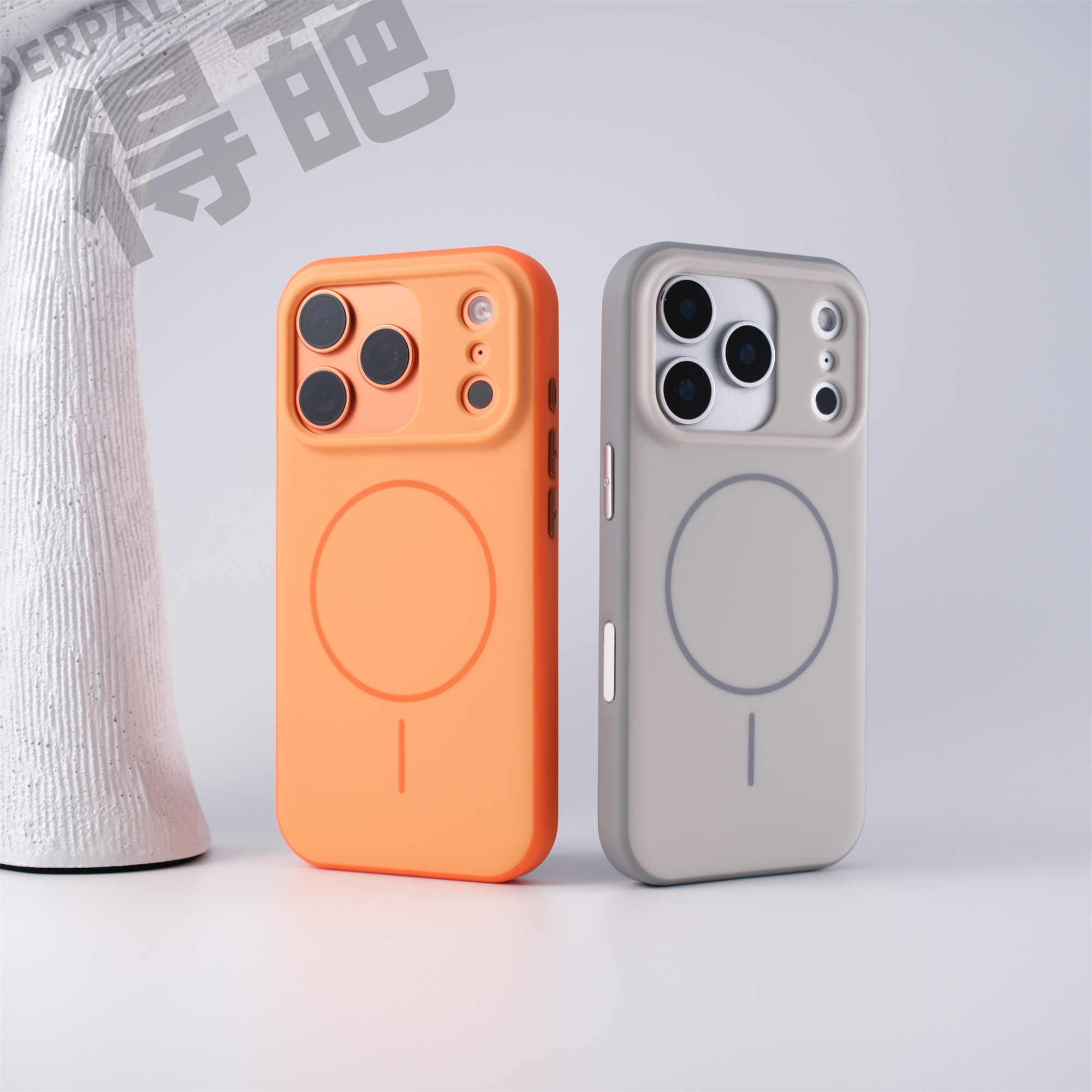 得葩肤感软边防摔苹果17promax磁吸手机壳iphone16电容AI按键15