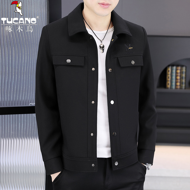 TUCANO/啄木鳥双11好物春秋季新款翻领工装休闲夹克高级感男外套