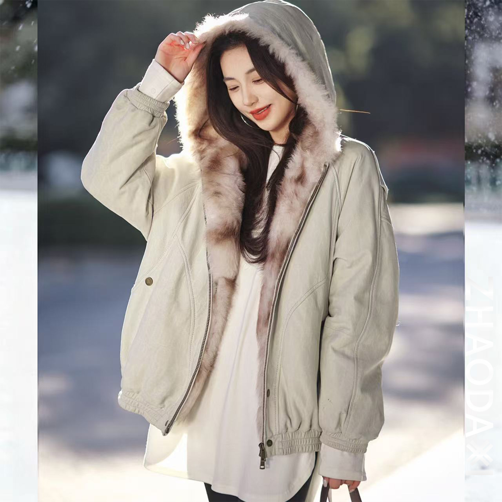 【赵大喜】克林顿.皮骆驼派克 | 进口胎牛皮/托卡羊毛/100骆驼