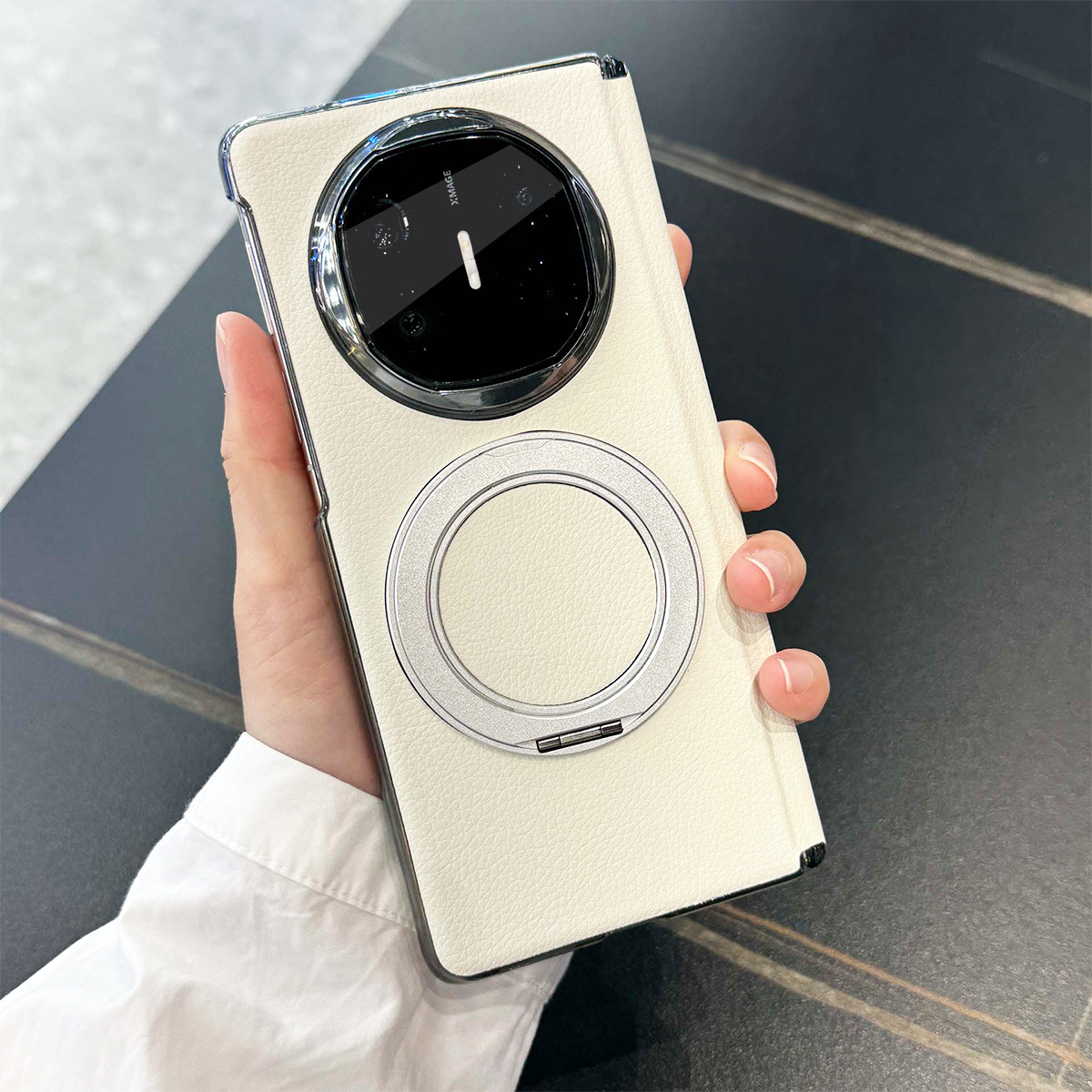 适用于华为matex6手机壳旋转支架磁吸MateX5折叠屏保护套铰链中轴