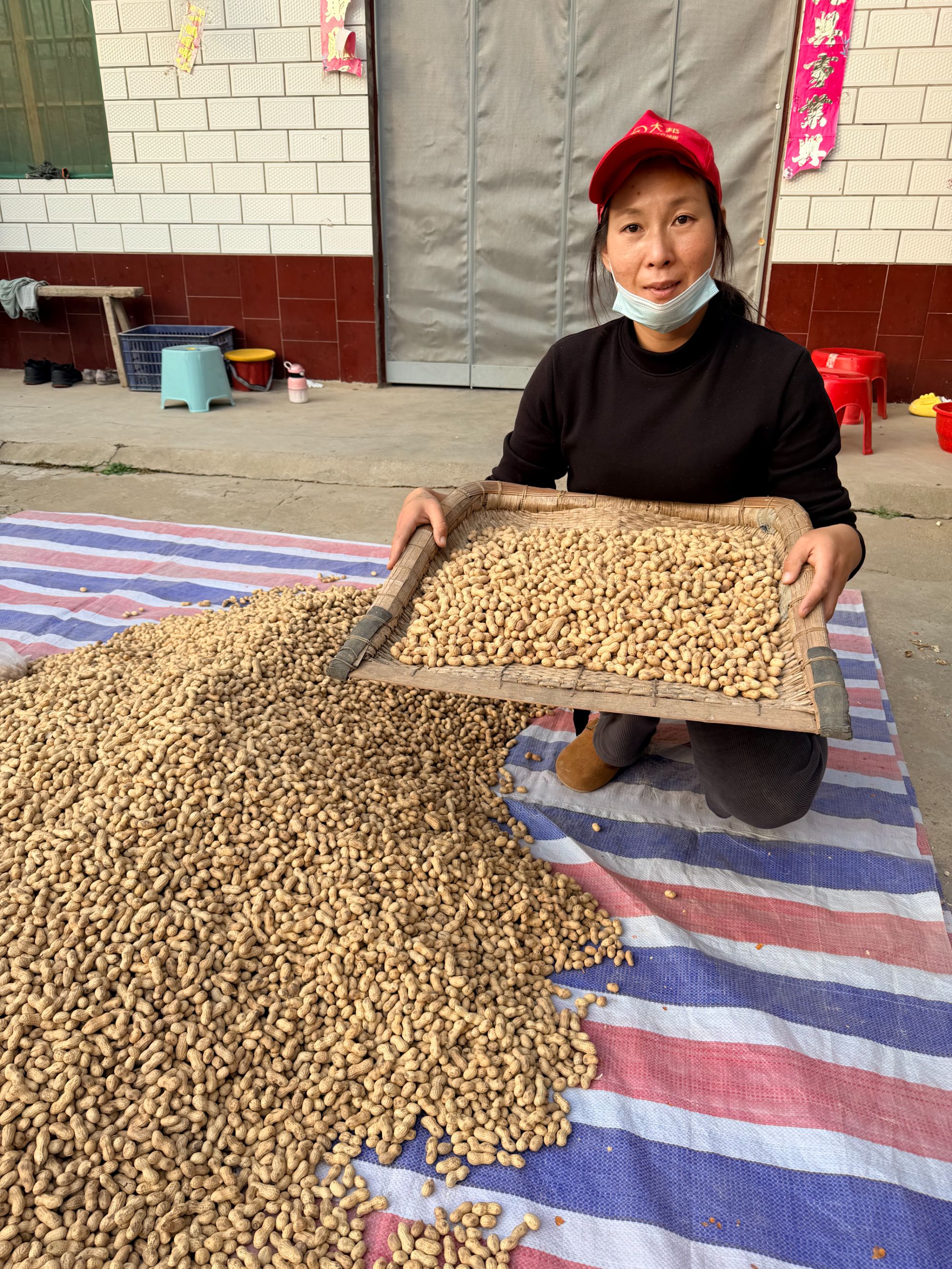 柴火地锅炒花生原味带壳现炒小花生25年新货新鲜农家