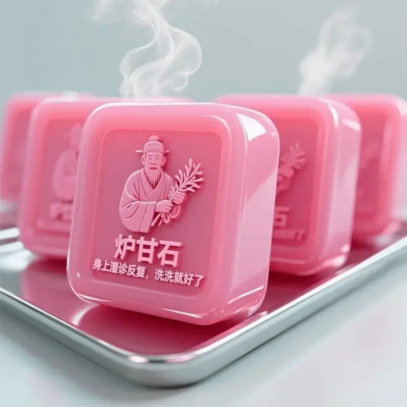 正品【炉甘石】抑菌本草植萃全身可用清洁手工皂炉甘石保湿止痒香皂