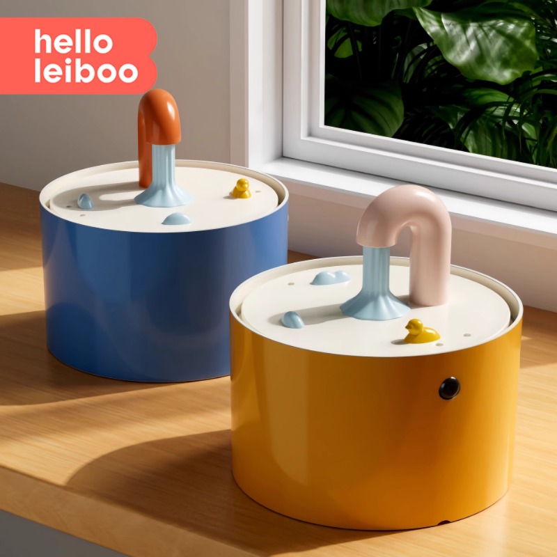 猫咪陶瓷饮水机宠物狗狗流动喝水器自动循环滤芯幼猫不湿嘴神器