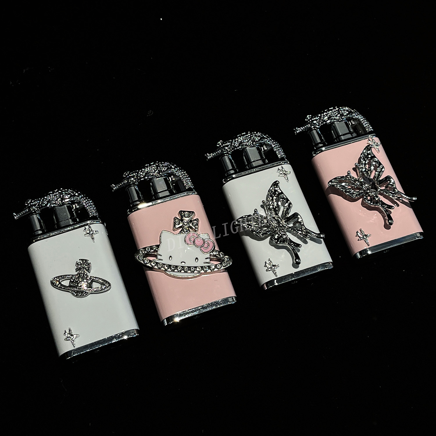 【Dimo】手作打火机送女友闺蜜七夕情人节520生日礼物双火焰可爱