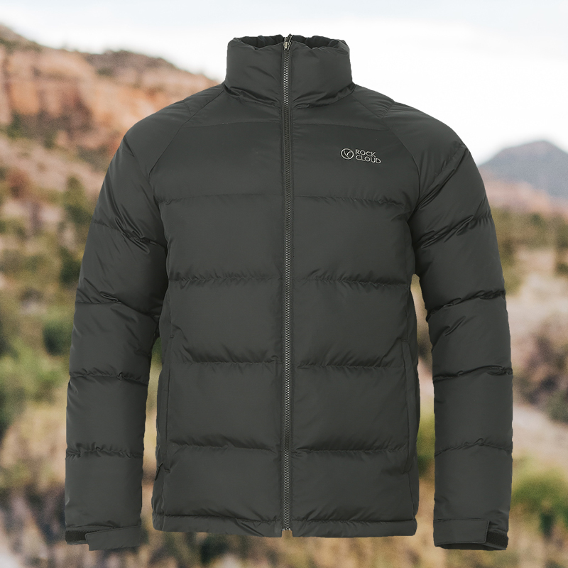 RockCloud/岩云户外防风保暖男士700蓬拒水鹅绒加厚立领