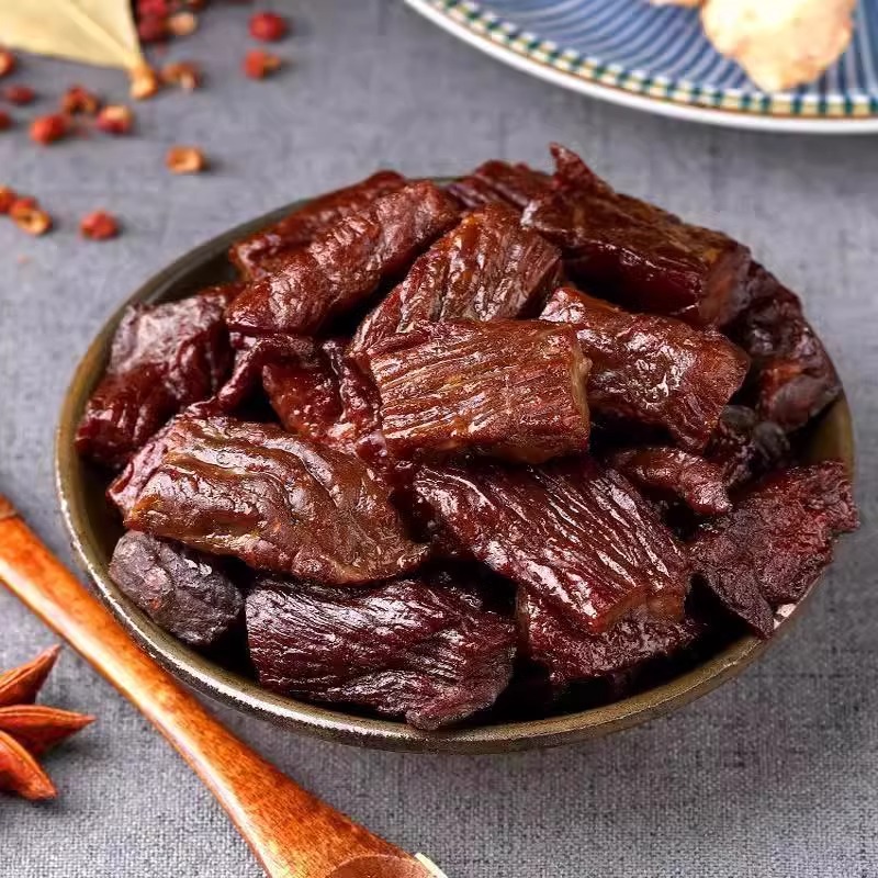 【风干牛肉块-纯瘦】8成干内蒙古风干牛肉块即食肉香十足休闲零食