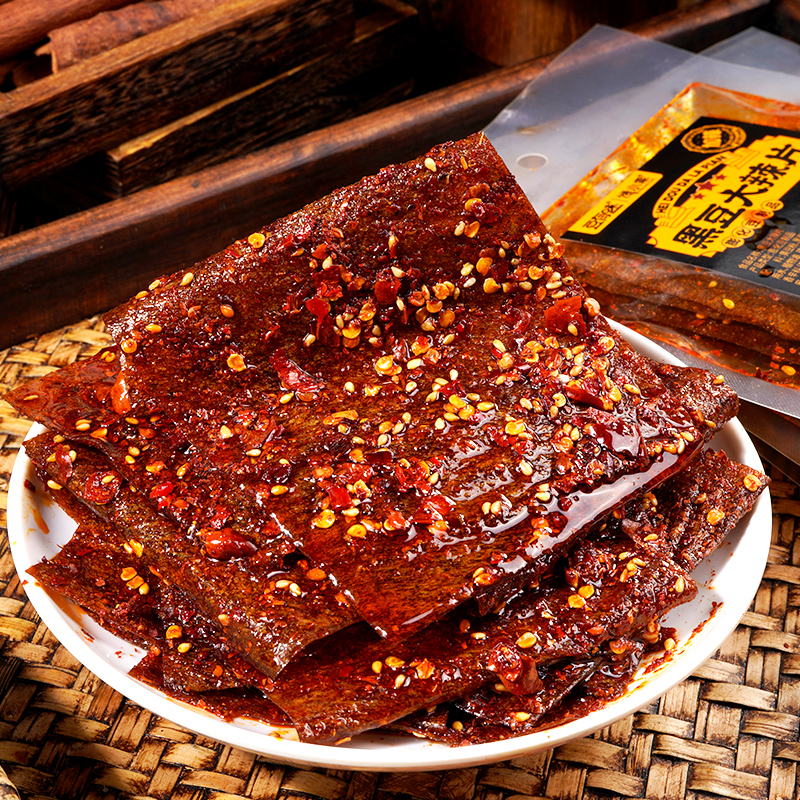 豆有味平江黑豆大辣片麻辣香辣味解馋辣条怀旧童年休闲零食追剧