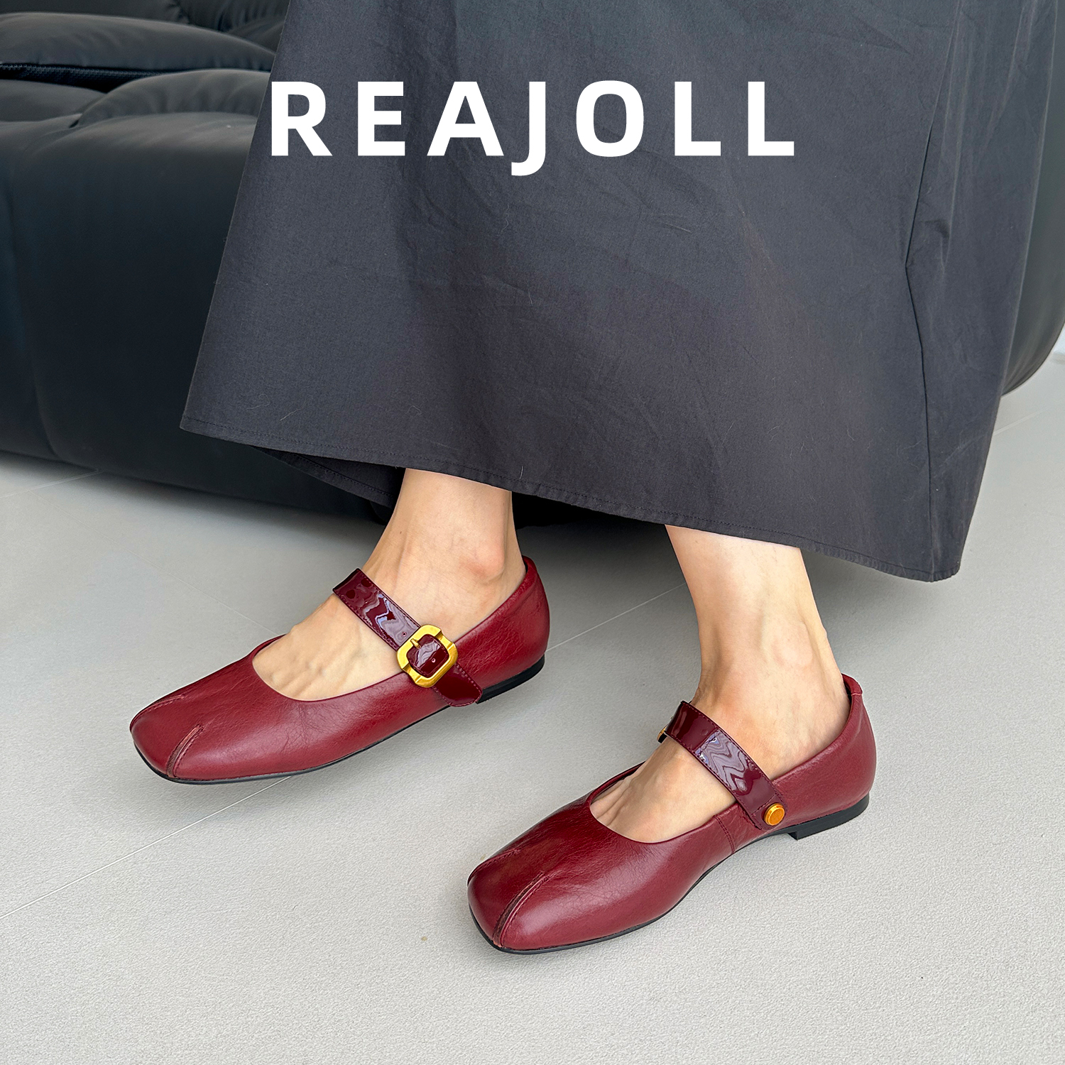 单鞋女鞋新款2025爆款时尚优雅平底法式配裙子的不累脚玛丽珍鞋子