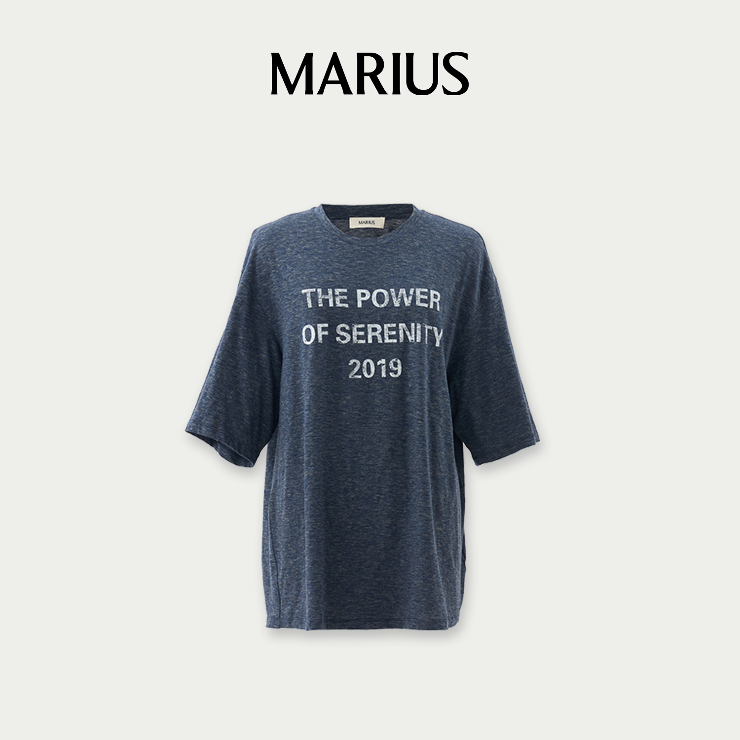 MARIUS-M-'崇礼T'经典百搭短袖印花T恤