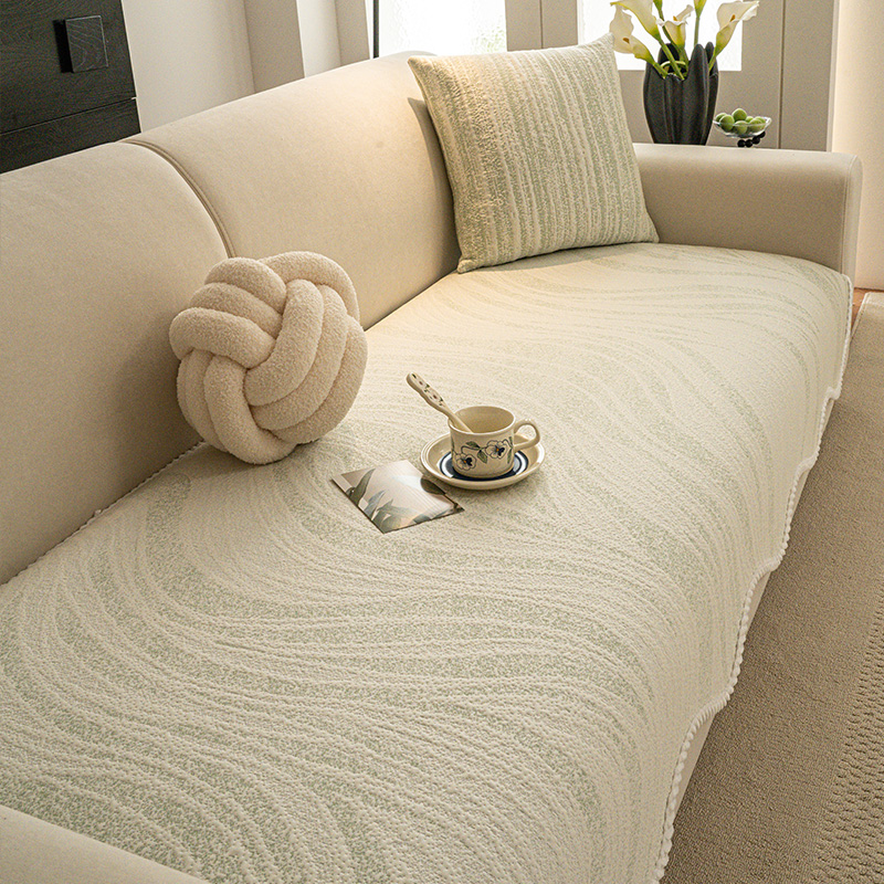 (异形流年)异形不规则沙发垫新款夏季凉感冰丝沙发盖布一片式坐垫