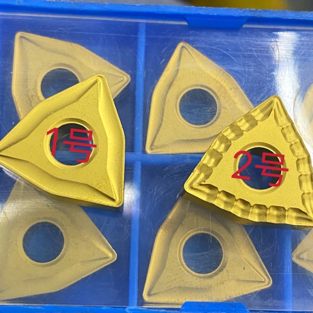 特价处理戴杰桃型三角型金属涂层刀片适用于钢件专用WNMG080408