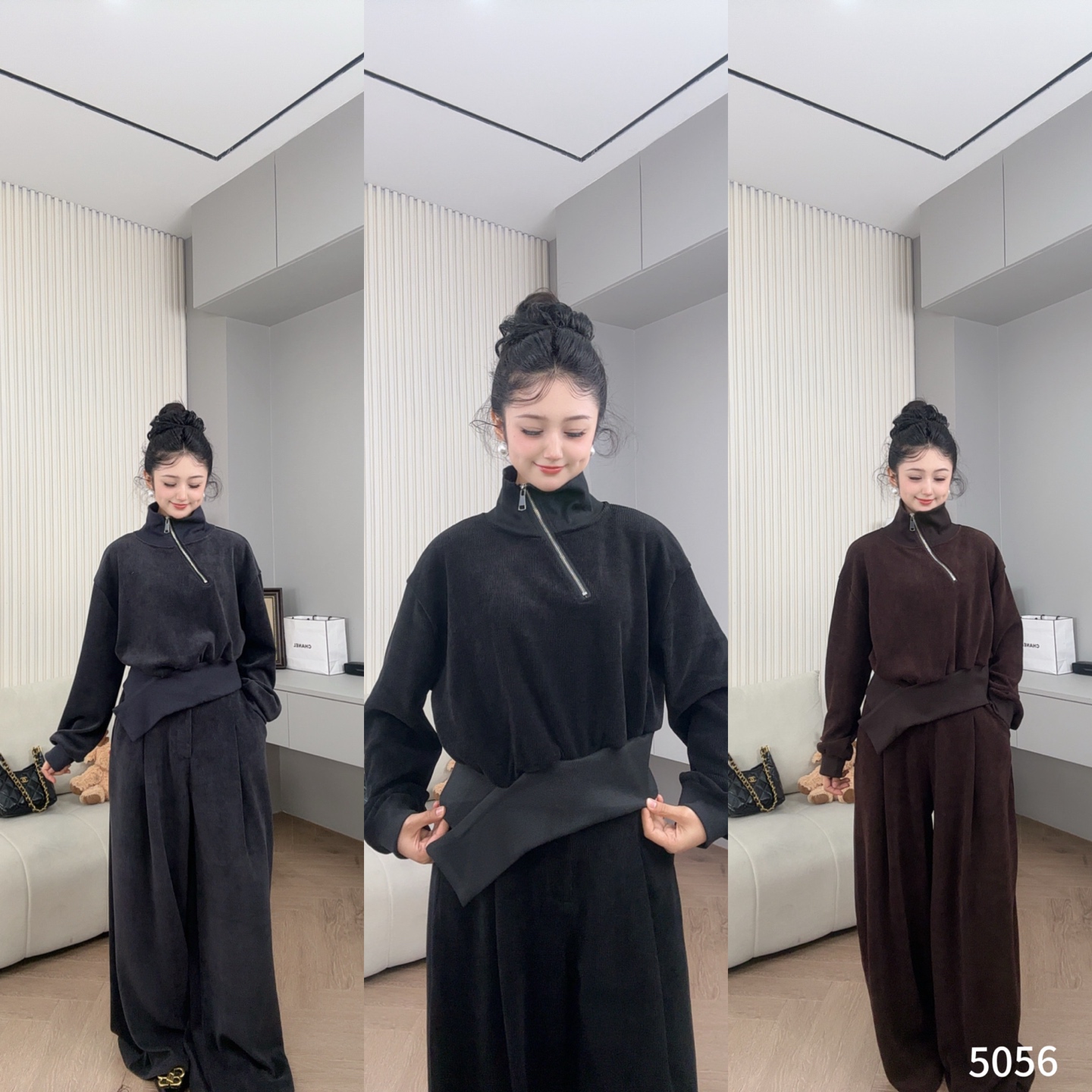 新款两件套 （上衣+裤子）YF5056