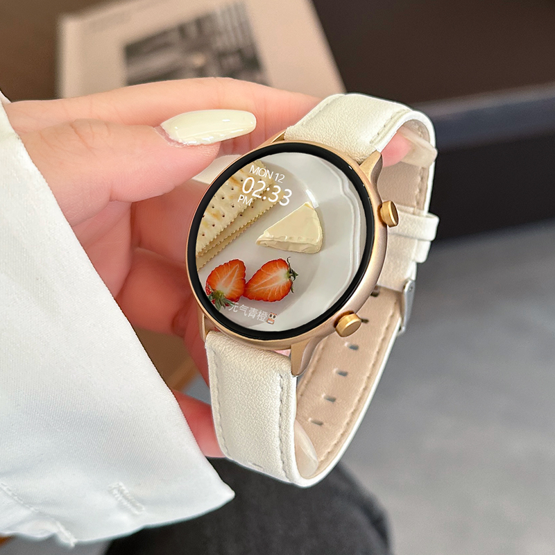 智能手表女款2025新款蓝牙通话支付能玩游戏气质圆盘时尚运动手环