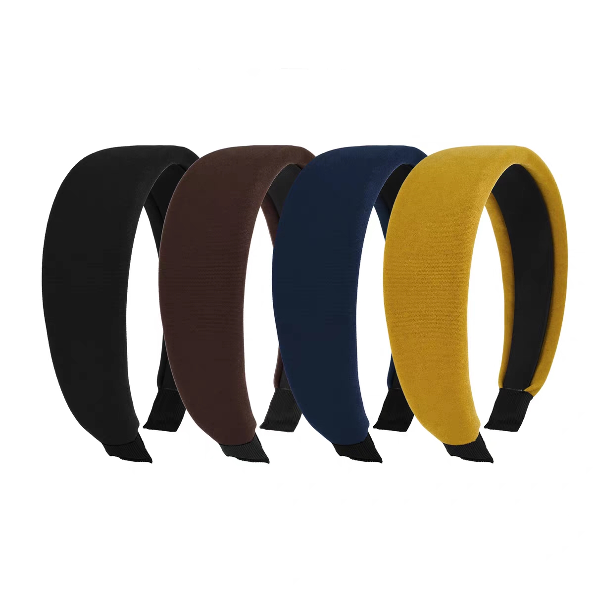 温柔丝绒黄色发箍女2025秋冬新款高颅顶头箍不勒头显脸小发卡发饰