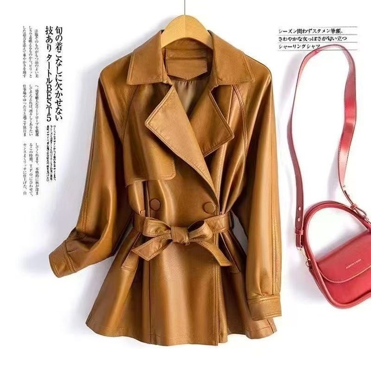 品味专属彰显女性的气质百搭皮衣短款秋季韩版上衣时尚休闲春秋宽