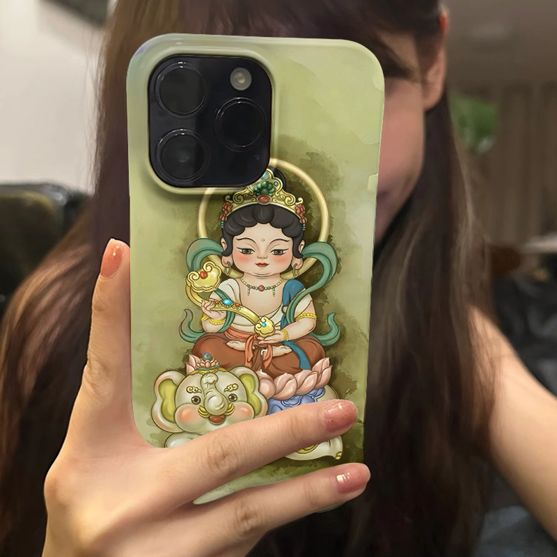 【普贤】新款国风适用iPhone16苹果15promax手机壳14pro小众13全包