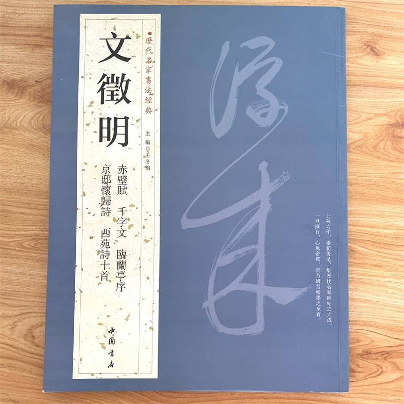 历代名家书法经典 文徴明 繁体注释 书法字帖