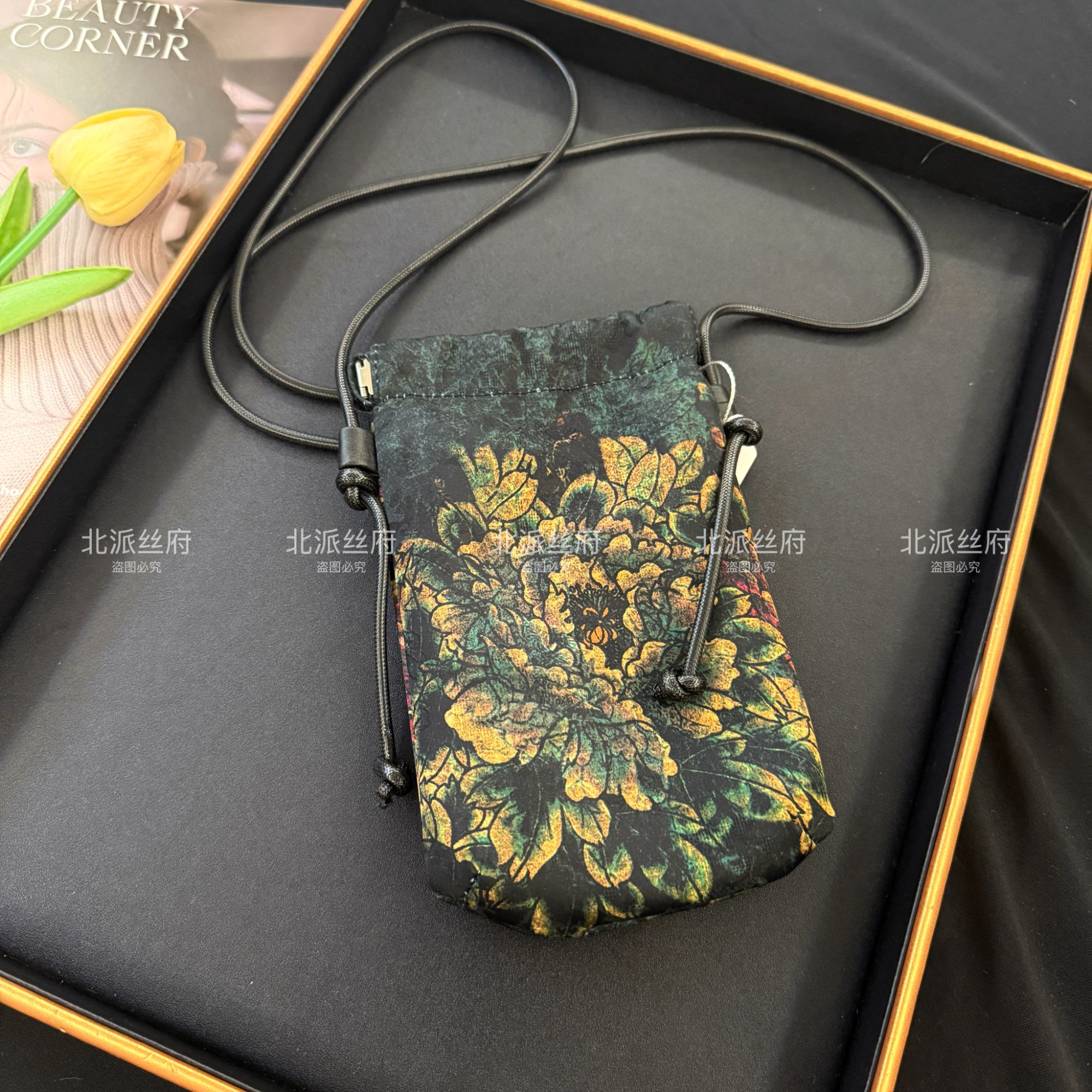 【国风手机包】中国风气质新中式花萝定位花手机包15X20尺寸