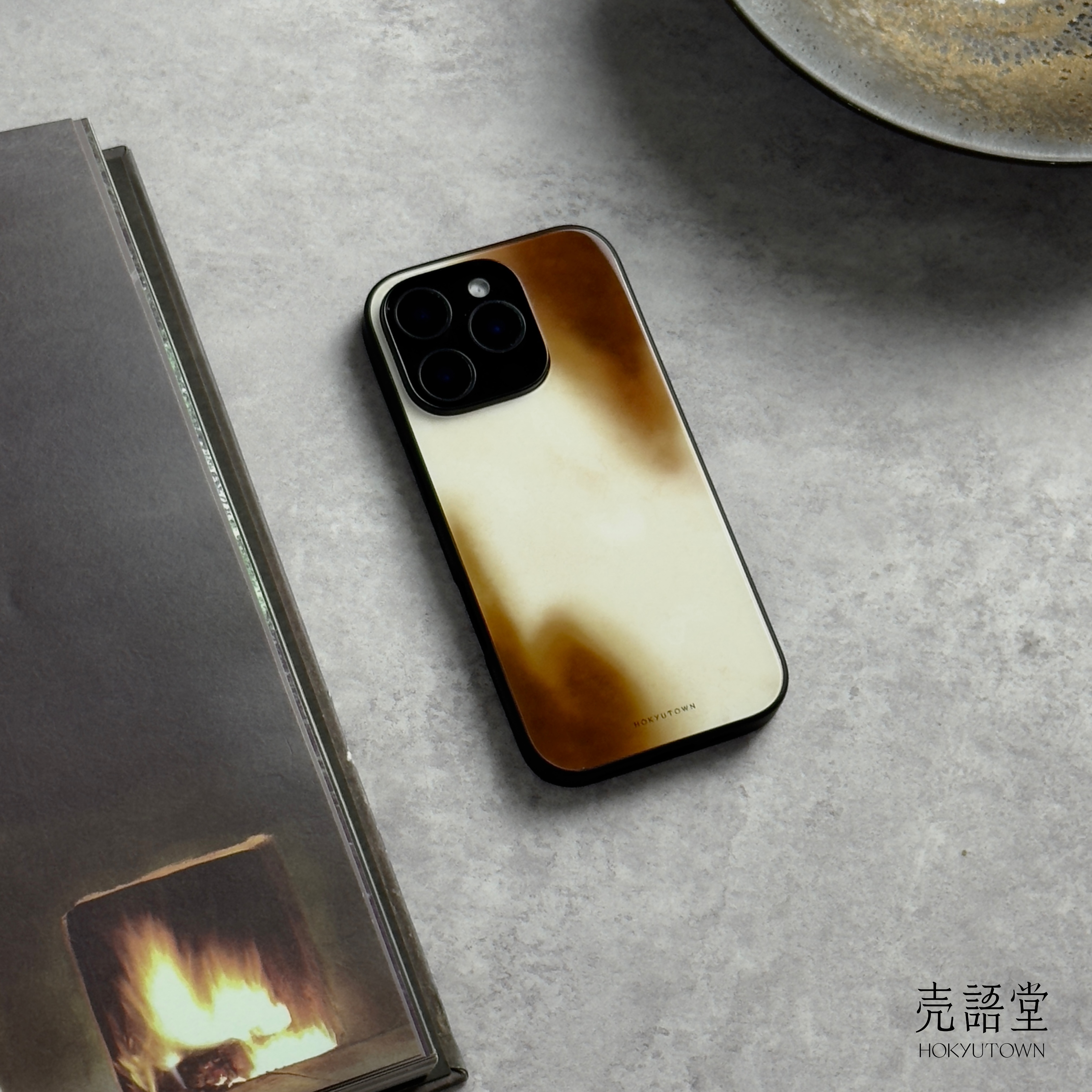 「柴染炉霜」适用苹果16promax/16pro高级感玻璃小众手机壳15pro/14