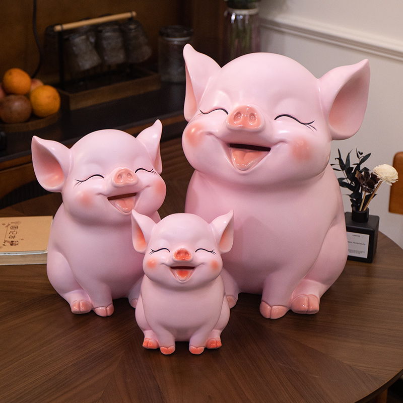 猪猪存钱罐2025新款只进不出储钱罐超大容量储蓄罐摆件客厅装饰品