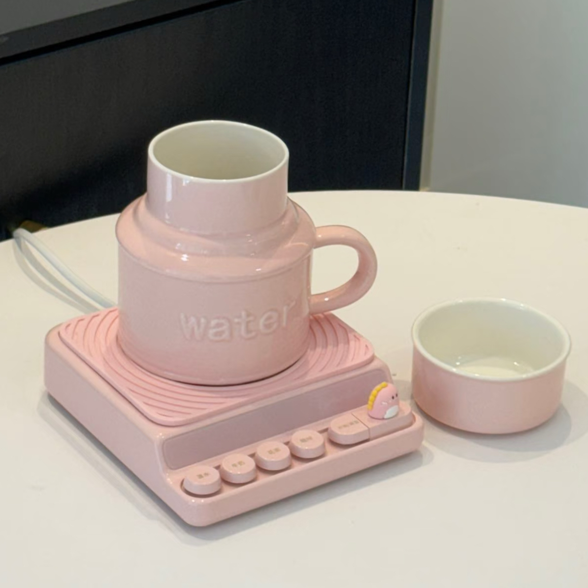 物十七·ins马克杯带盖可爱水壶造型陶瓷杯子女家用办公室水杯情