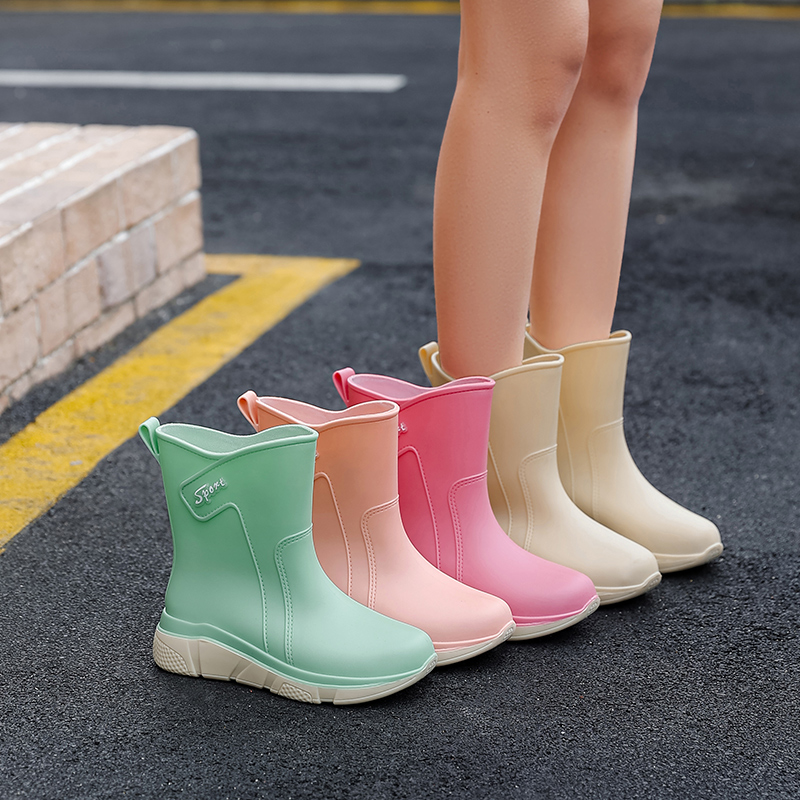 雨鞋女款2025新款爆款防水防滑雨鞋雨靴水鞋女款防滑胶鞋防水鞋