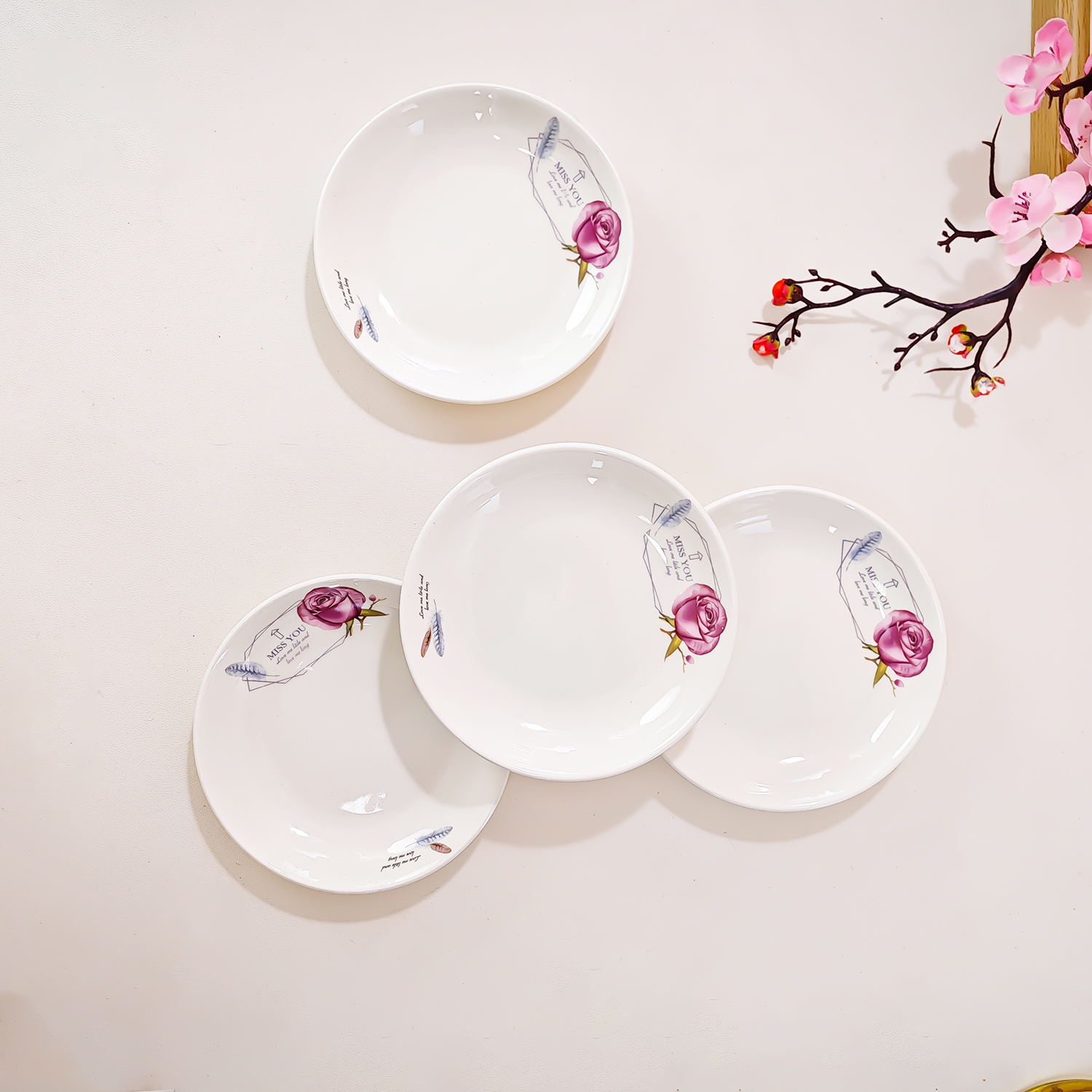 6英寸小盘子加深吐骨碟家用果盘炒菜创意个性新款网红高颜值餐具