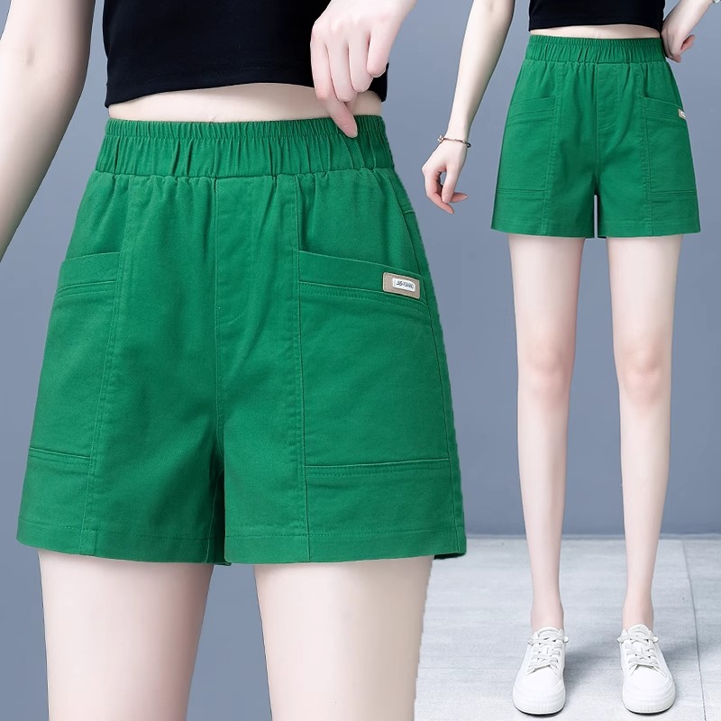 牛仔短裤女夏季薄款2025年新款高腰宽松休闲a字外穿爆款工装裤子