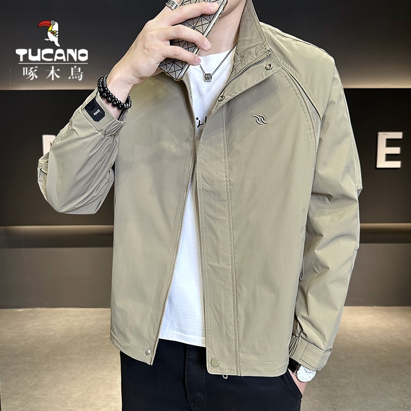 TUCANO/啄木鳥秋季新款简约夹克痞帅 休闲男外套时尚百搭立领工装