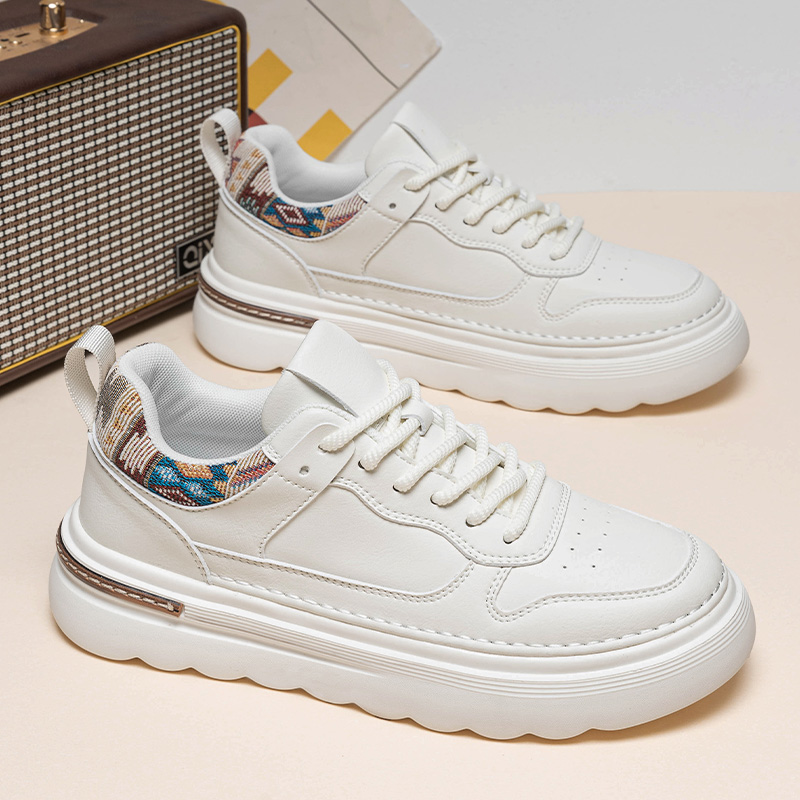 2025新款秋季男鞋韩版厚底男式休闲鞋子潮鞋百搭男款板鞋MDM9202