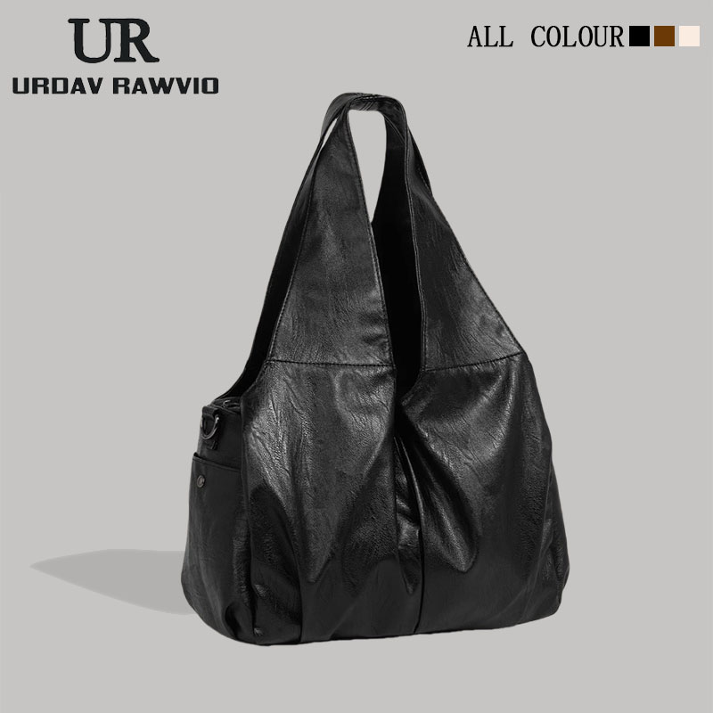 URDAV RAWVIO2025新款潮大容量托特包高级感单肩腋下包通勤斜挎包