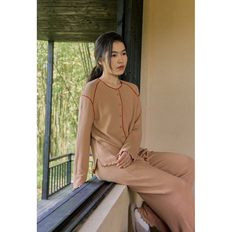 朵朵可可·秋冬 252-199  长袖女士睡衣套装家居服