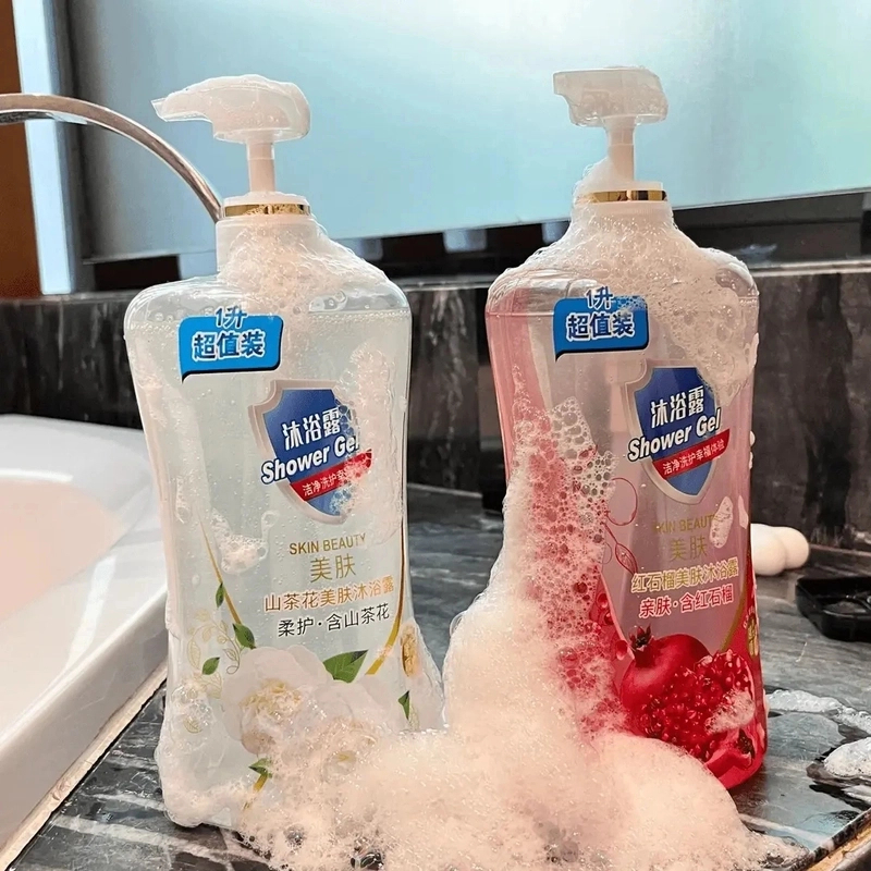 诺嫚娣轲红石榴山茶沐浴露家庭装大容量香氛亲肤温和持久留香清洁