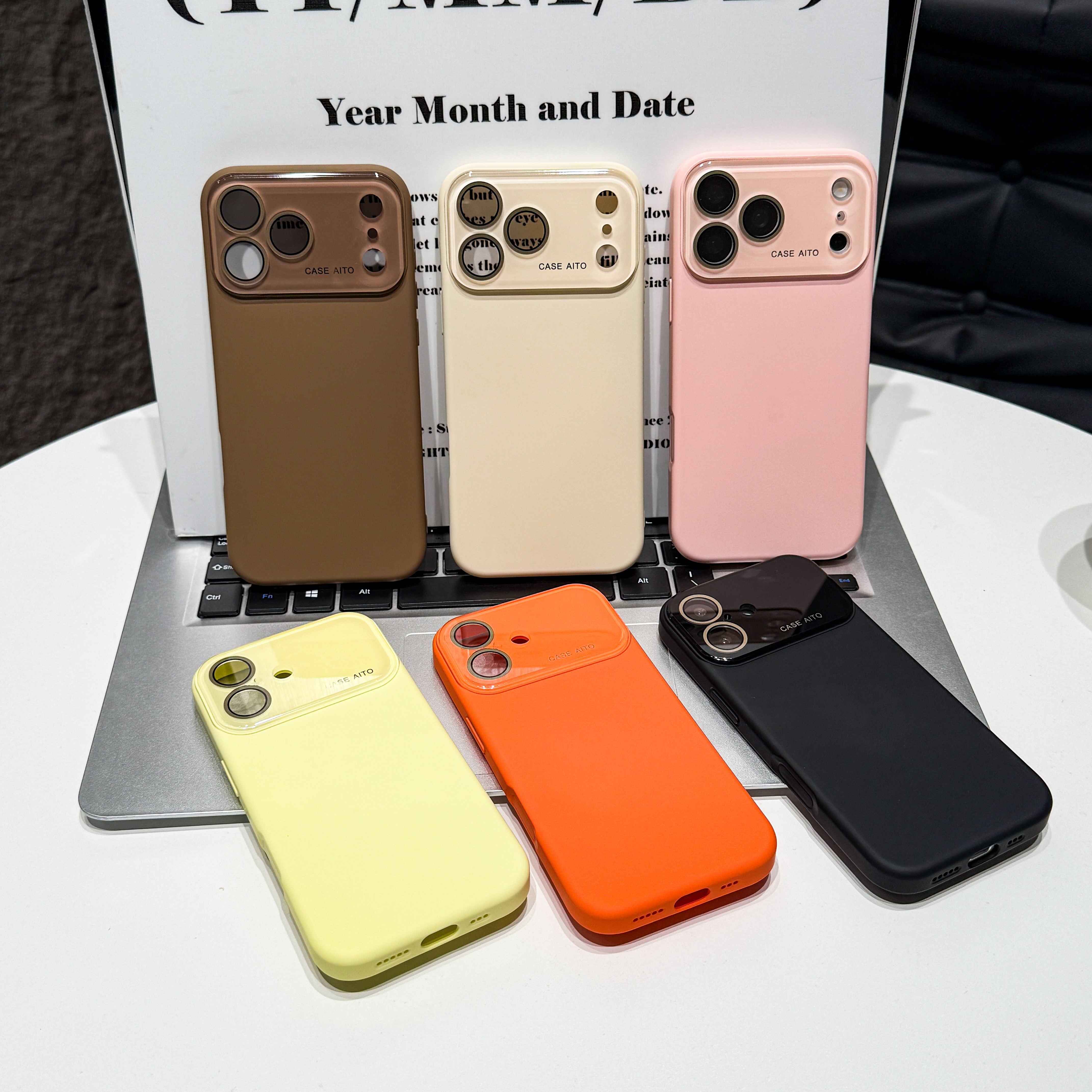 液态硅胶带镜头膜大视窗适用苹果17手机壳16简约15iPhone14纯色13