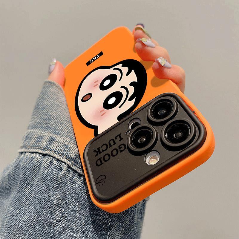 GGBond大头蜡笔小新适用iPhone17新视窗16手机壳华为vivo小米oppo