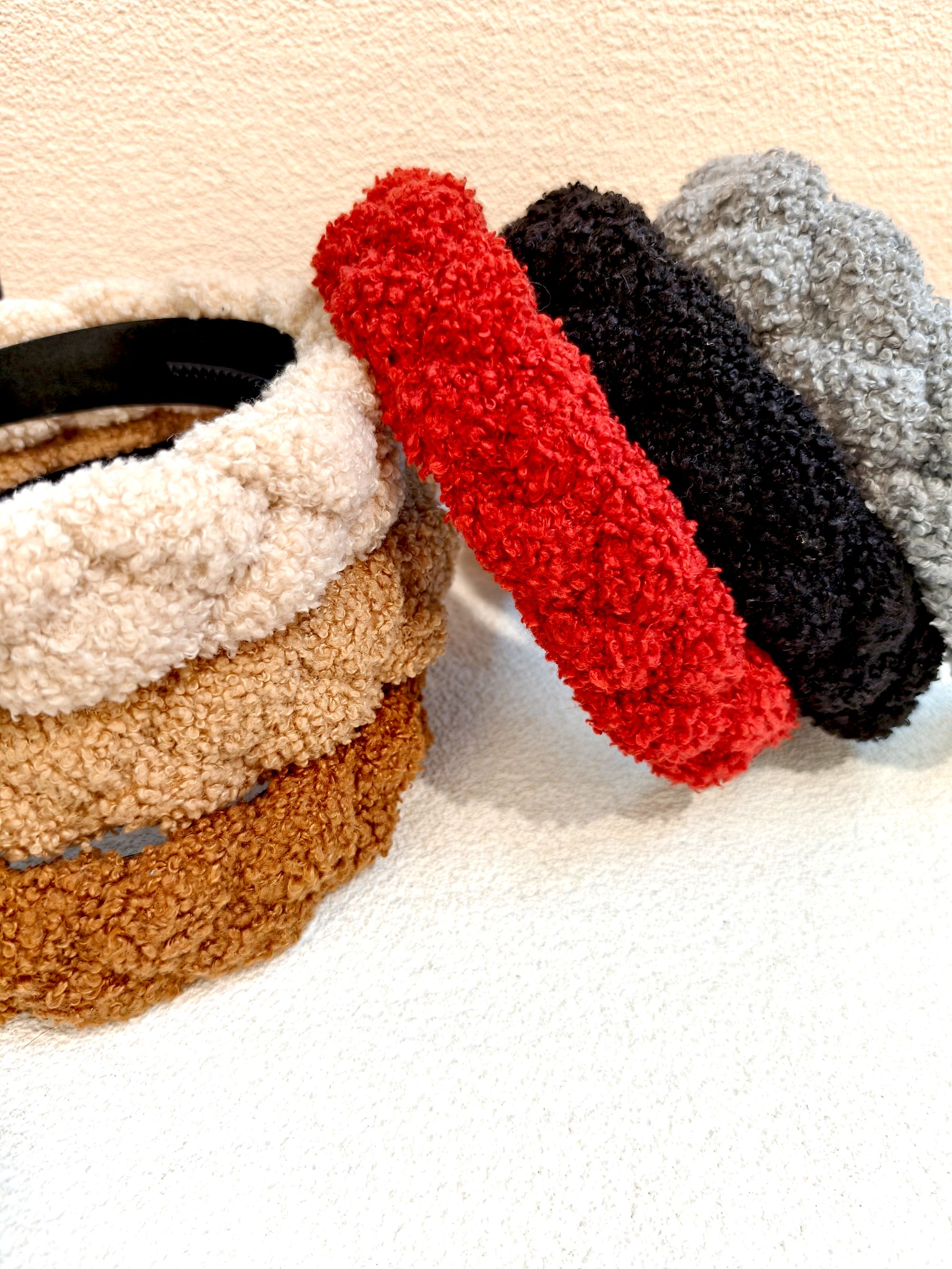 秋冬大脸专用毛绒编织麻花2.5增高颅顶发箍高颅顶秋冬发箍