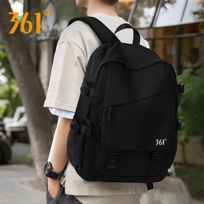 361°双肩包男大容量防泼水背包商务通勤休闲简约电脑包旅行包女