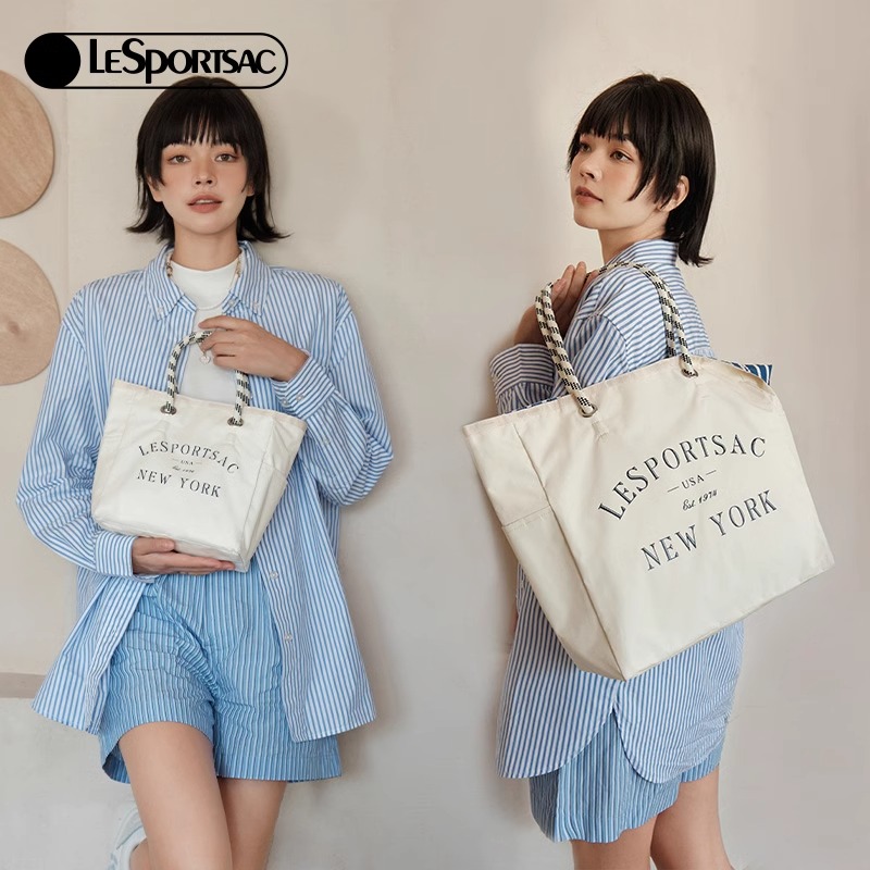 LeSportsac乐播诗赵露思同款通勤上班手提包腋下双面托特包