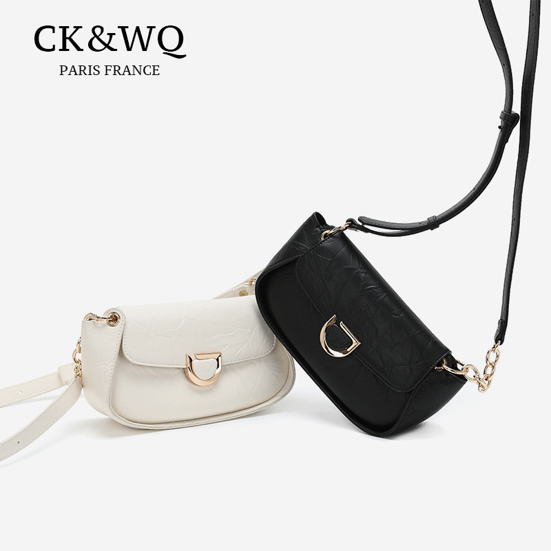 CK&WQ2025上新 时尚气质百搭经典潮流通勤单肩单肩斜挎腋下包包