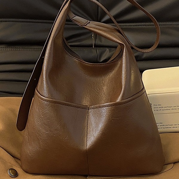 托特包包女2025新款秋冬简约通勤腋下包大容量斜挎单肩包女式